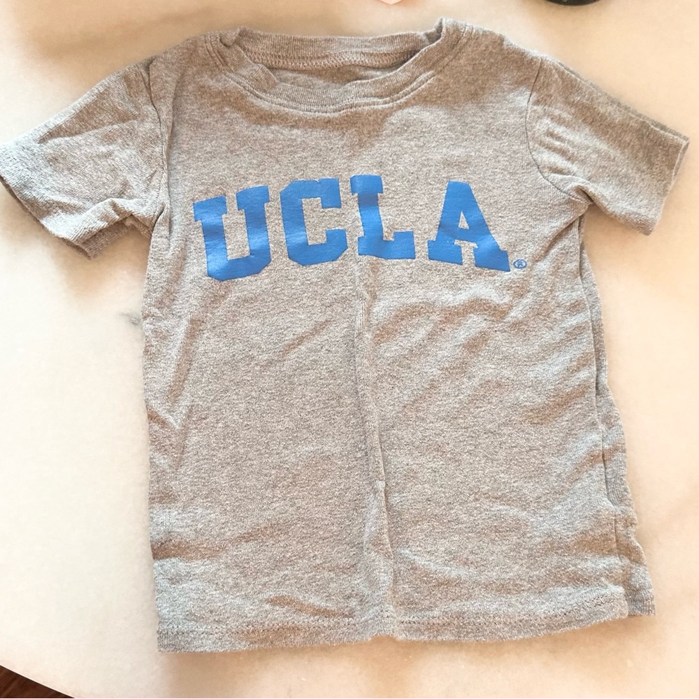 Kids UCLA Cotton Gray and Blue T-Shirt 4T